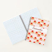 さくらんぼチーズケーキデザート ノートブック (内部)