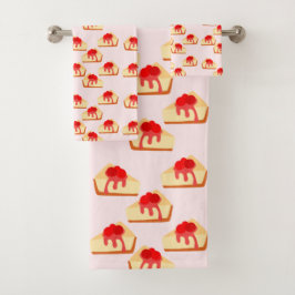 さくらんぼチーズケーキデザート バスタオルセット