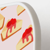 さくらんぼチーズケーキデザート ピックルボールラケット (左詳細)