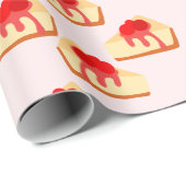 さくらんぼチーズケーキデザート ラッピングペーパー (ロールコーナー)