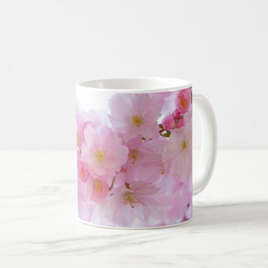 さくらんぼツリーの花 コーヒーマグカップ (正面右)
