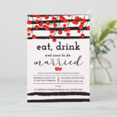 さくらんぼツリーセレナーデインクイジングネイチャー美しい 招待状 (スタンド正面)