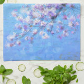 さくらんぼツリー写真絵を描のキッチンタオル キッチンタオル (折り畳み)