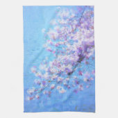 さくらんぼツリー写真絵を描のキッチンタオル キッチンタオル (縦)