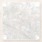 さくらんぼツリー(オレゴン州開花) ガラスコースター (裏面)