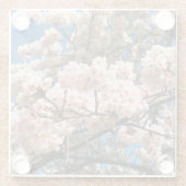 さくらんぼツリー(オレゴン州開花) ガラスコースター (裏面)