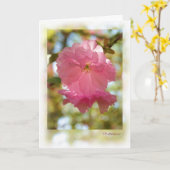 さくらんぼツリー（クワンザン） カード (黄色い花)