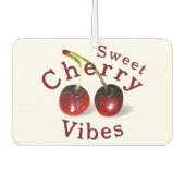 さくらんぼテーマカーエアフレッシュナー カーエアーフレッシュナー (正面)