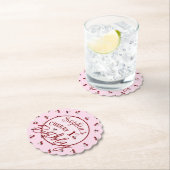 さくらんぼテーマファースト誕生日紙コースター ペーパーコースター (インサイチュ)