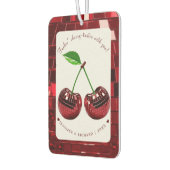 さくらんぼディスコボールバレンタインデー カーエアーフレッシュナー (左)