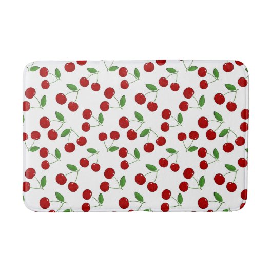 さくらんぼデザインバスマット バスマット (正面)