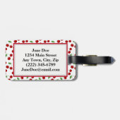 さくらんぼデザインラゲッジタグ ラゲッジタグ (裏面横)