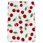 さくらんぼデザイン抱き枕 ミディアムペーパーバッグ (裏面)