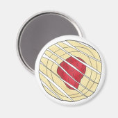 さくらんぼデンマークビエンノリエリーパストリーシェフベーカリー マグネット (正面/裏面)