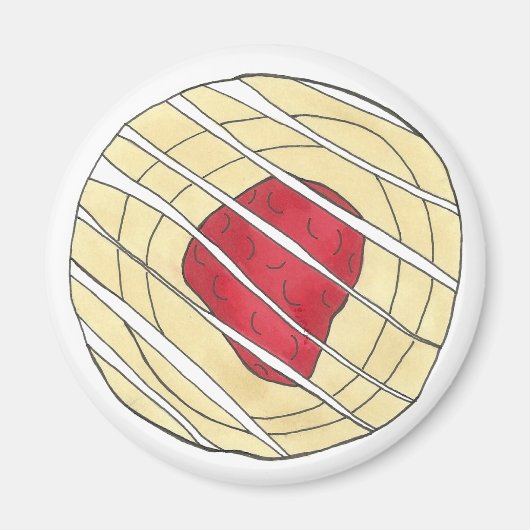 さくらんぼデンマークビエンノリエリーパストリーシェフベーカリー マグネット (正面)