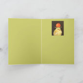 さくらんぼトマトハットカードで覗く カード (内部)