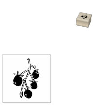 さくらんぼトマト植物ガーデニング素朴リノカット