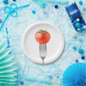 さくらんぼトマト ペーパープレート (パーティー)