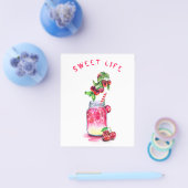 さくらんぼドリンククールサマーカクテルパーティーフライヤー チラシ (シングル)