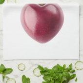 さくらんぼハート キッチンタオル (折り畳み)