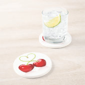 さくらんぼハート コースター (側面)
