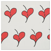 さくらんぼハート ファブリック (見本)