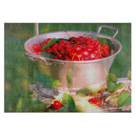 さくらんぼハーベスト、コテージガーデンロザリンデ カッティングボード