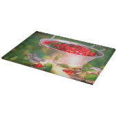 さくらんぼハーベスト、コテージガーデンロザリンデ カッティングボード (角)