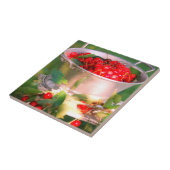 さくらんぼハーベスト、コテージガーデンロザリンデ タイル (側面)