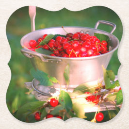 さくらんぼハーベスト、コテージガーデンロザリンデ ペーパーコースター