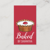 さくらんぼバケウェルタートブリティッシュフード英国ベーカリーカフェ 名刺 (正面)