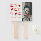 さくらんぼバチェロレッテグルーミング顔ハンドファン ハンドファン (正面&裏面)