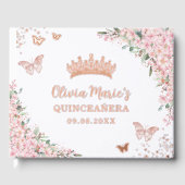 さくらんぼバラ金ゴールド蝶キンセアニェラ ゲストブック (正面)