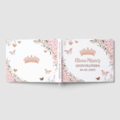 さくらんぼバラ金ゴールド蝶キンセアニェラ ゲストブック (全面)