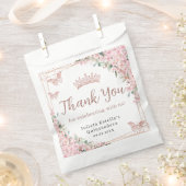 さくらんぼバラ金ゴールド蝶キンセアニェラ フェイバーバッグ (クリップ留めされた状態)