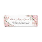 さくらんぼバラ金ゴールド蝶キンセアニェラ ラベル (正面)