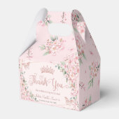 さくらんぼバラ金ゴールドSweet sixteen誕生日 フェイバーボックス (裏面サイド)