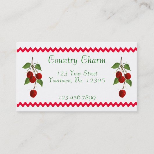 さくらんぼバンチ名刺 名刺 (正面)