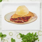さくらんぼパイのキッチンタオル キッチンタオル (折り畳み)