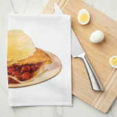 さくらんぼパイのキッチンタオル キッチンタオル (四つ折り)