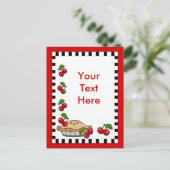 さくらんぼパイの日2月20日 ポストカード (スタンド正面)