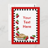 さくらんぼパイの日2月20日 ポストカード (正面/裏面)