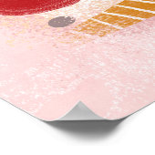 さくらんぼパイスライスポスターウォールアート ポスター (角)