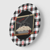 さくらんぼパイディーナーウォールクロック ラージ壁時計 (傾斜)