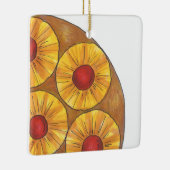 さくらんぼパイナップルアップサイドアップダウンケーキベーキンググルメ セラミックオーナメント (右)