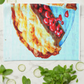 さくらんぼパイ用タオル キッチンタオル (折り畳み)