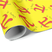 さくらんぼパイ記号かわいい算数先生 ラッピングペーパー (ロールコーナー)