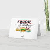 さくらんぼパイ、バニラアイスクリーム&コーヒー誕生日 カード (裏面)