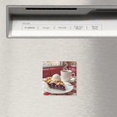 さくらんぼパイ、バニラアイスクリーム&コーヒー マグネット (インサイチュ (食洗機))