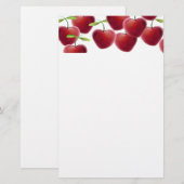 さくらんぼパイ 便箋 (正面/裏面)